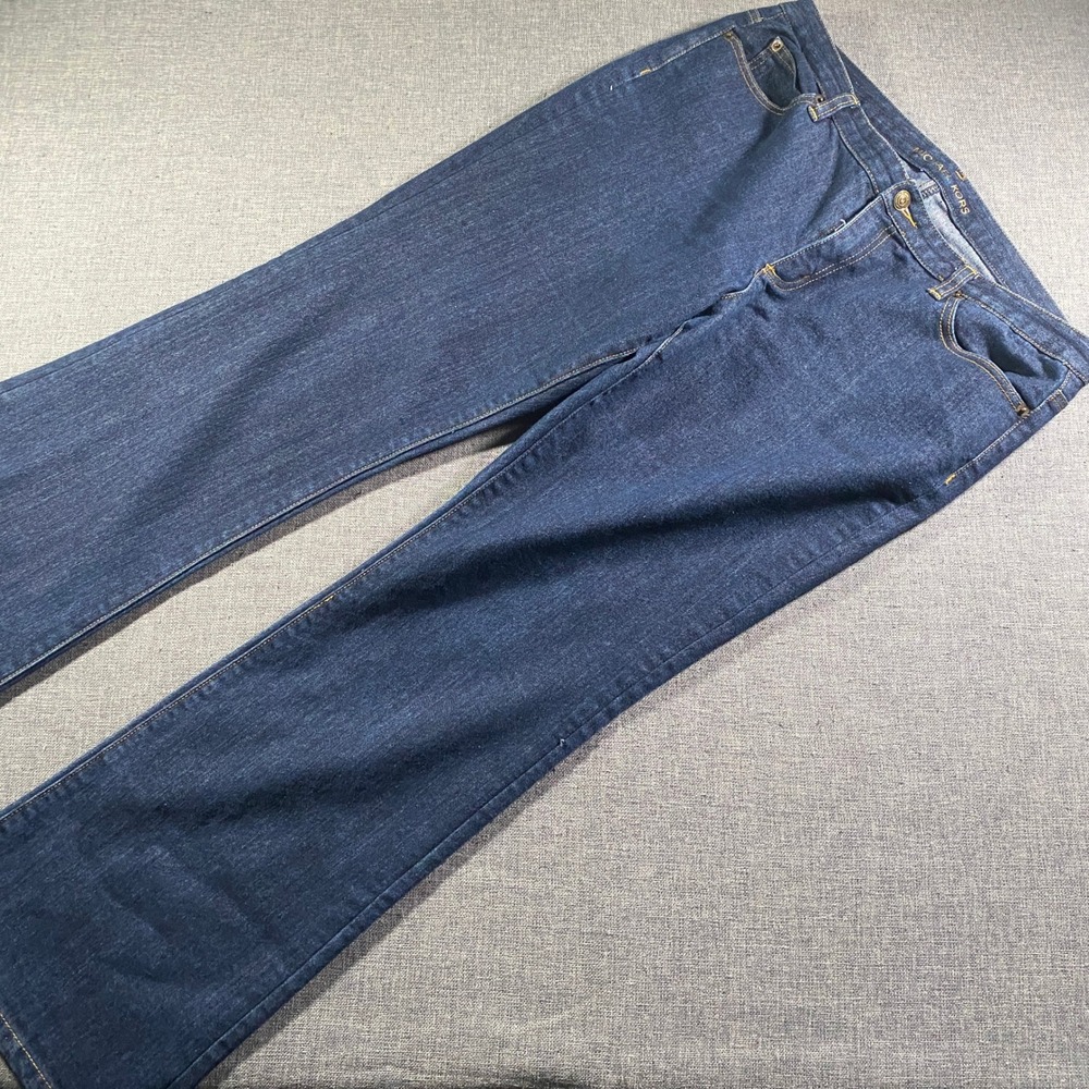 Michael Kors Women Blue Dark Wash Denim Bootcut Flare Jeans‎ Size 12